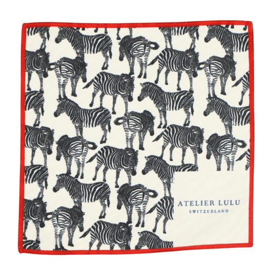 Essuie à lunettes en microfibre | Zèbre - Atelier Lulu