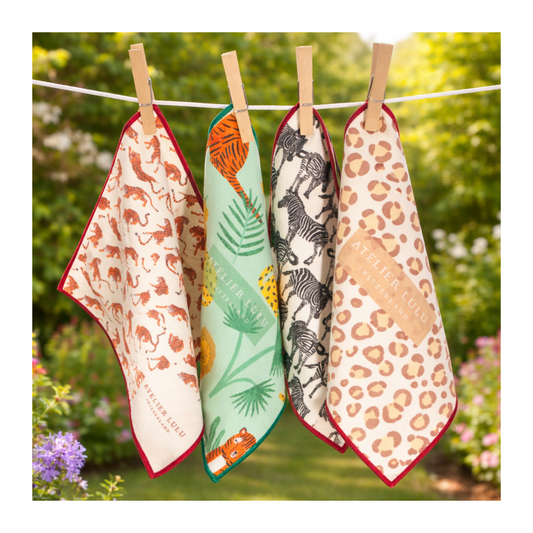 Coffret lifestyle | 4 Essuies à lunettes - Atelier Lulu