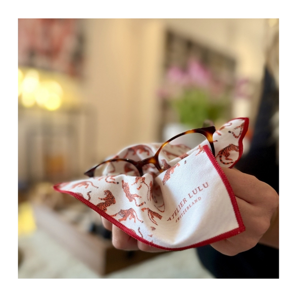 Essuie à lunettes en microfibre | Tigre