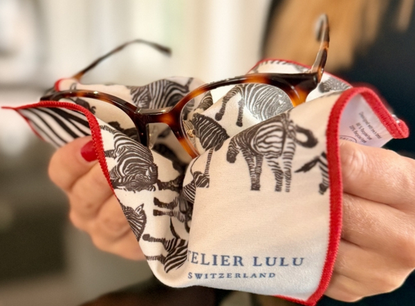 Essuie à lunettes en microfibre | Zèbre