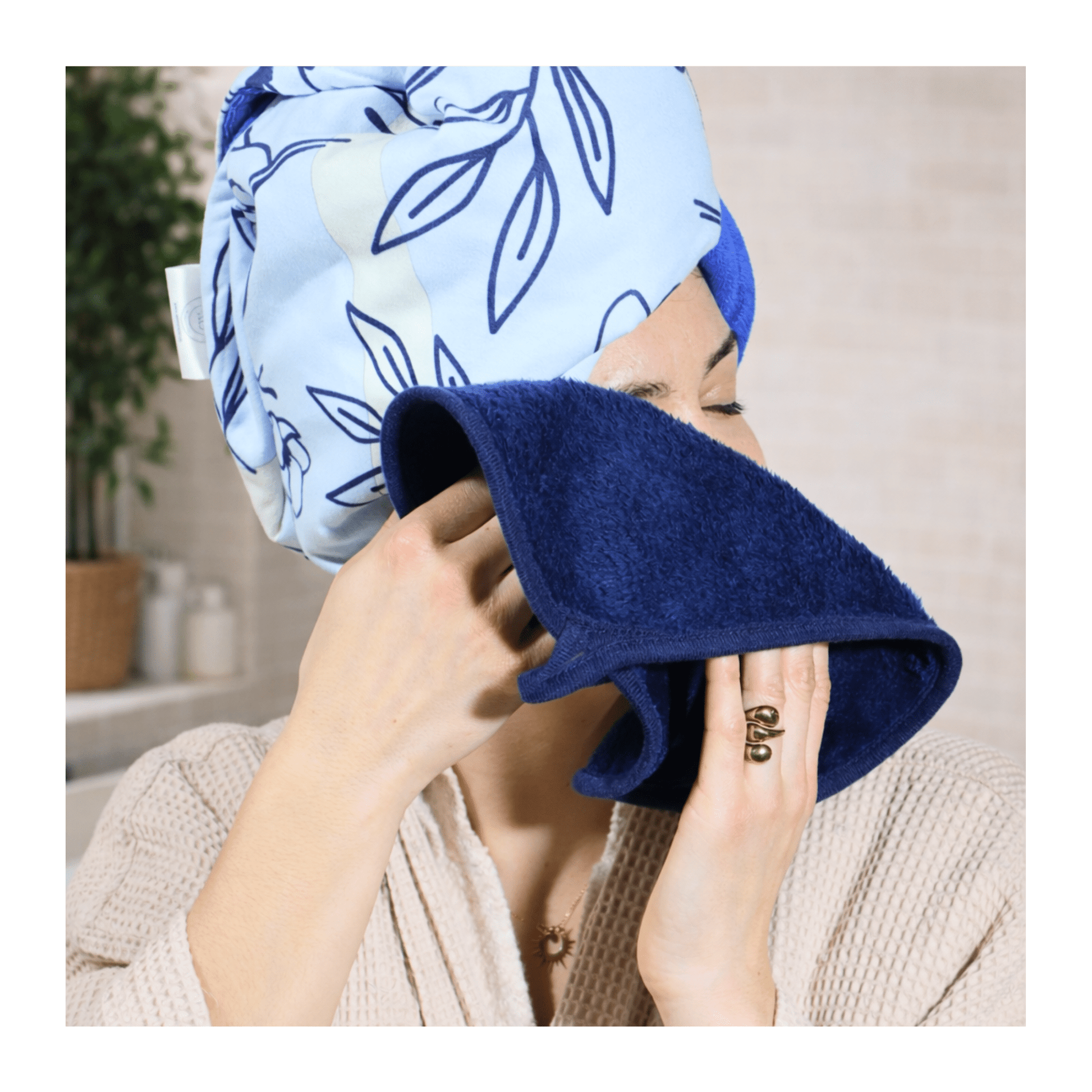 Lingette démaquillante réutilisable en microfibre - Atelier Lulu