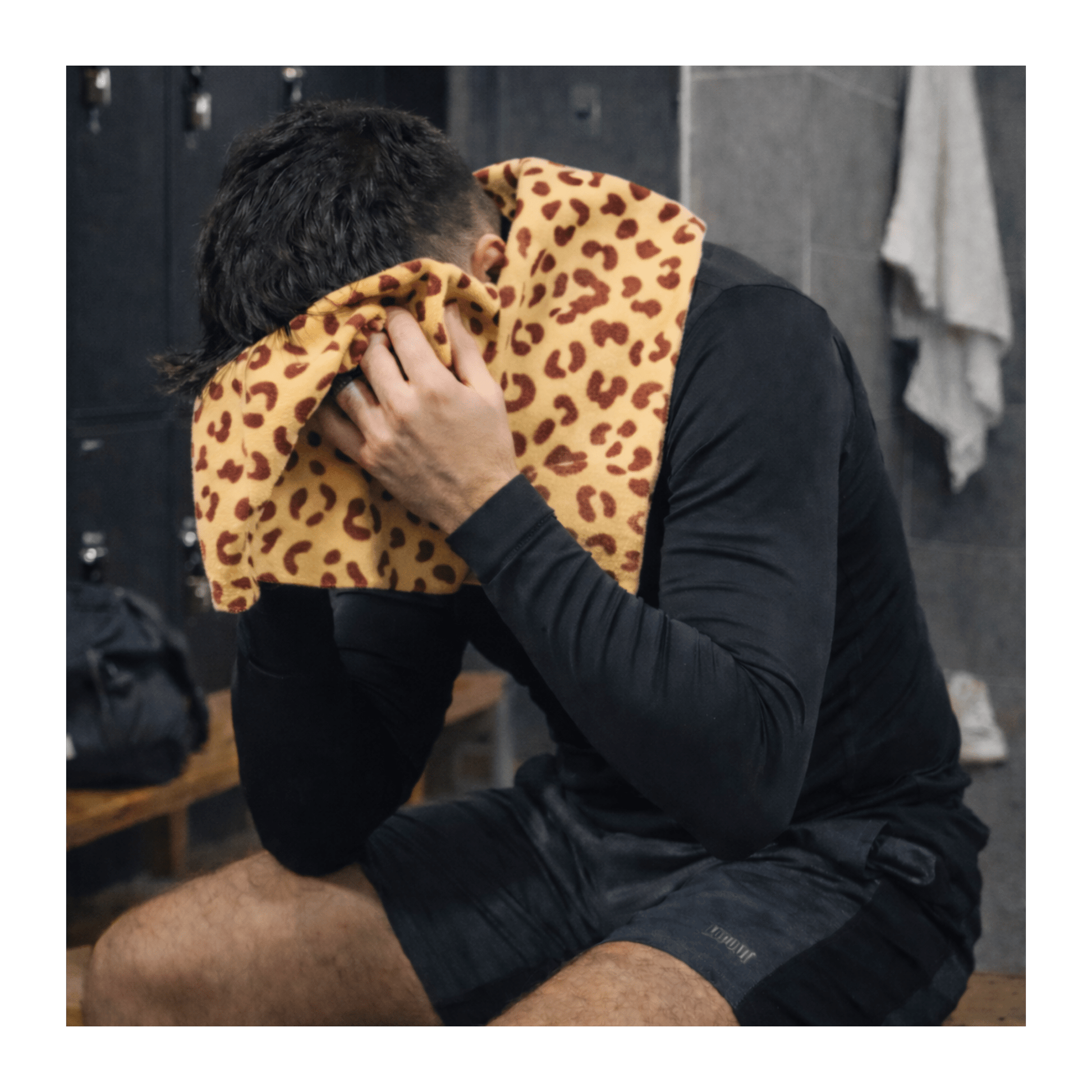 Serviette sport microfibre recyclée | Léopard - Atelier Lulu