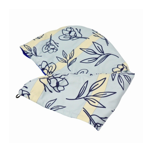 Serviette pour cheveux en microfibre | Florale